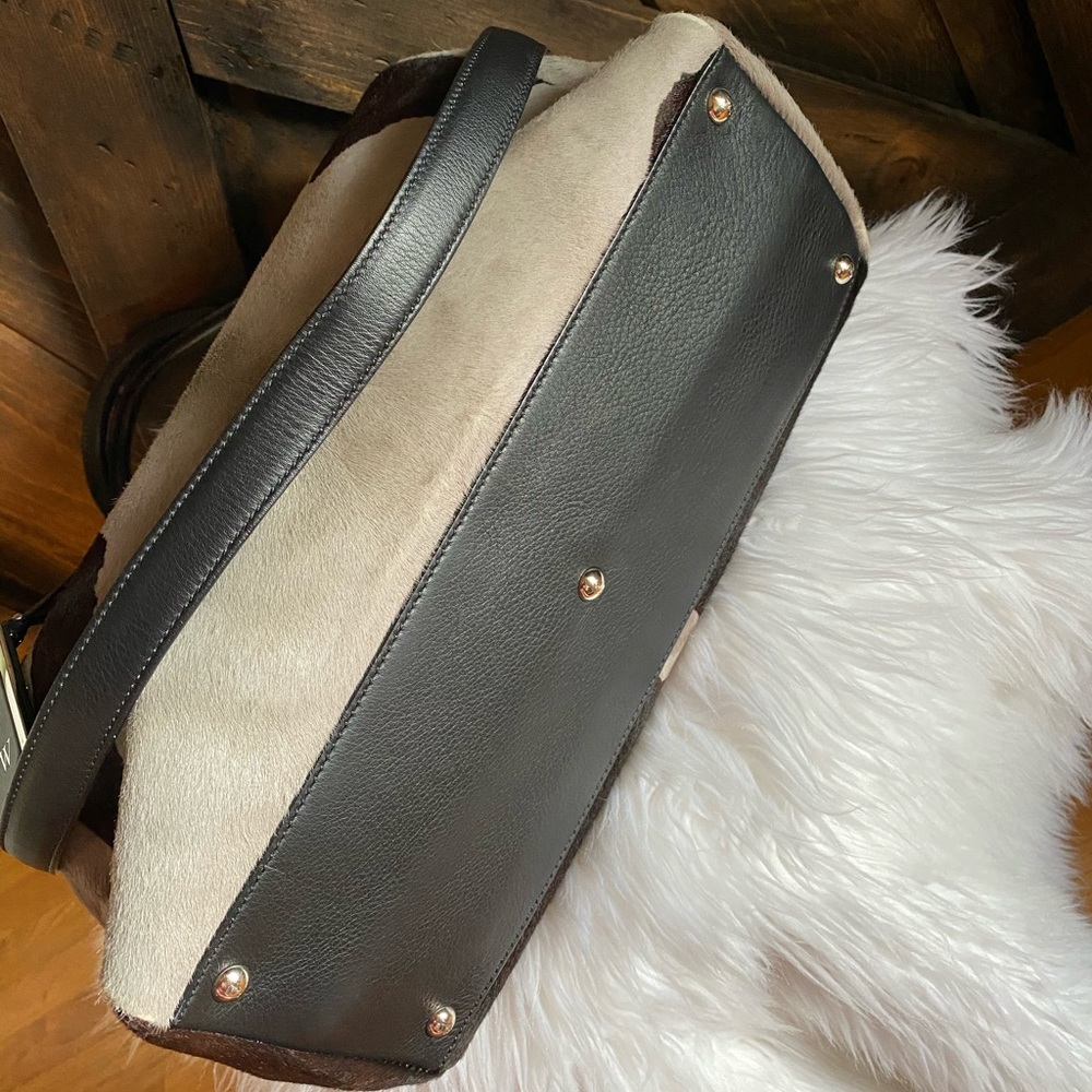 Fendi crossbody Fur 2Jour 2Way Handbag purse cow - Picture 3 of 15